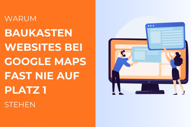 baukasten websites mit schlechtem google maps ranking